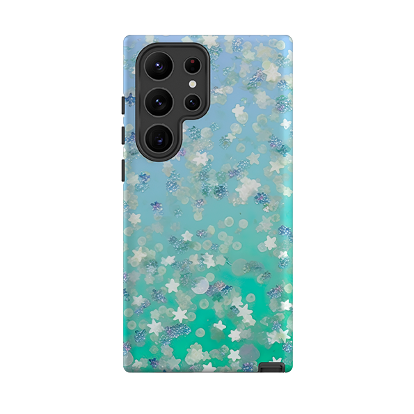 Samsung Tough Case - Green Stars