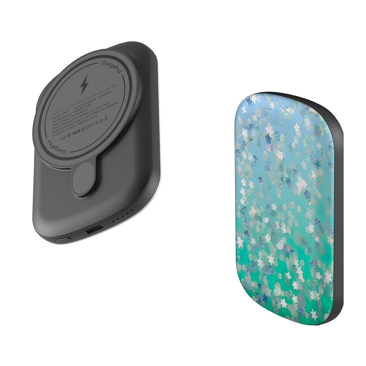 MagSafe Power Bank - Green Stars
