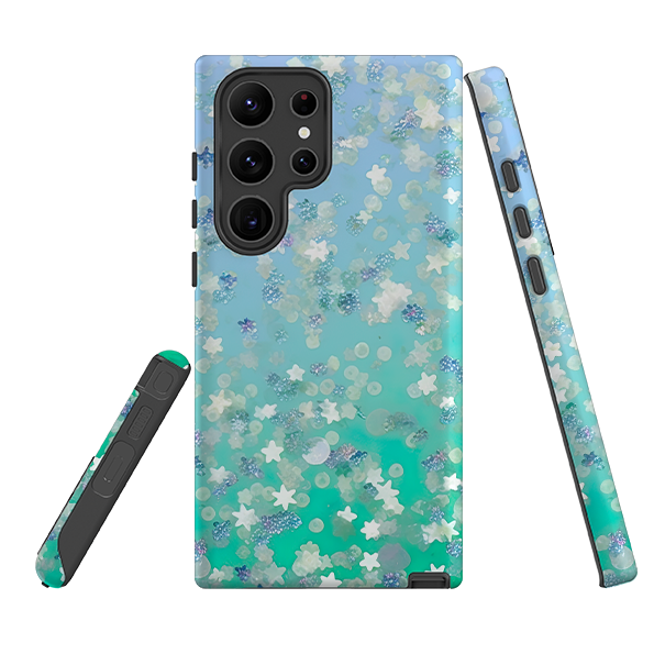 Samsung Tough Case - Green Stars