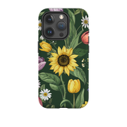 iPhone Case - Green Sunflowers