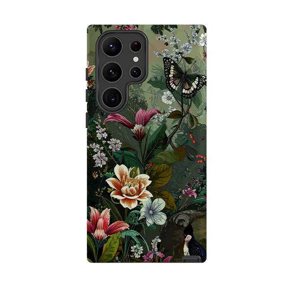 Samsung Tough Case - Green Vyne Butterfly