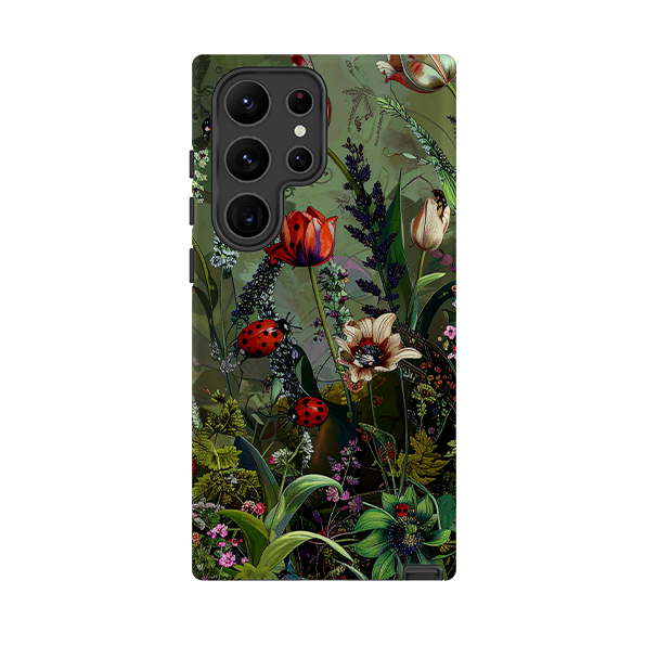 Samsung Tough Case - Green Vyne Ladybirds