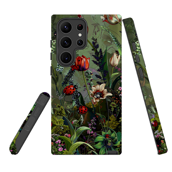 Samsung Tough Case - Green Vyne Ladybirds
