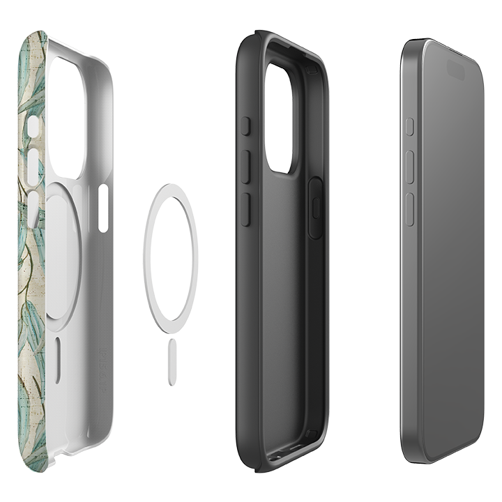 iPhone MagSafe Tough Case - Gum Green By Katherine Quinn