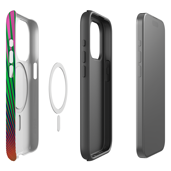 iPhone MagSafe Tough Case - Halos Watermelon By Kitty Joseph