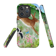 iPhone MagSafe Tough Case - Hares and Swallows By Bex Parkin