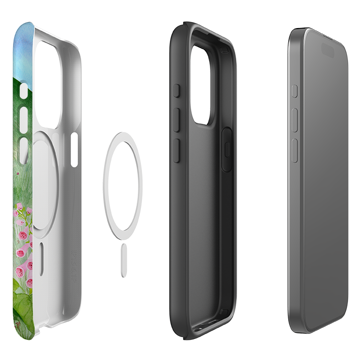iPhone MagSafe Tough Case - Hares and Swallows By Bex Parkin