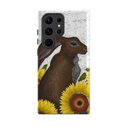Samsung Tough Case - Hare With Sunflowers By Catherine Rowe
