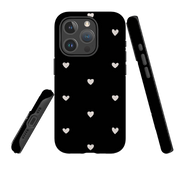 iPhone MagSafe Tough Case -  Hearts Black