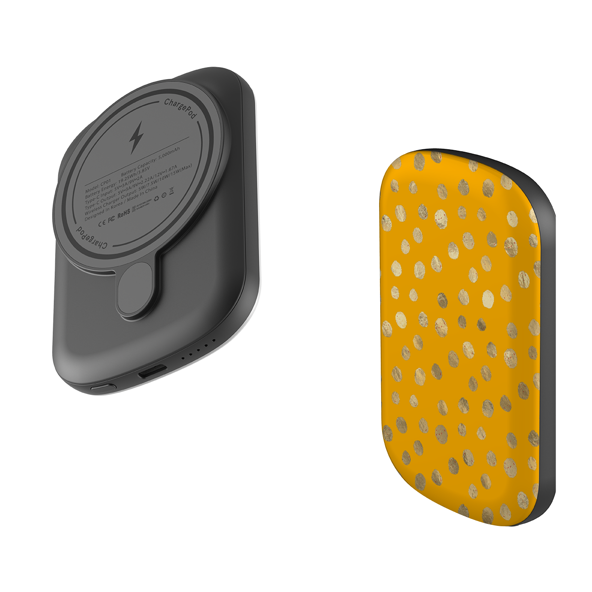 MagSafe Power Bank - Honey and Gold Dots