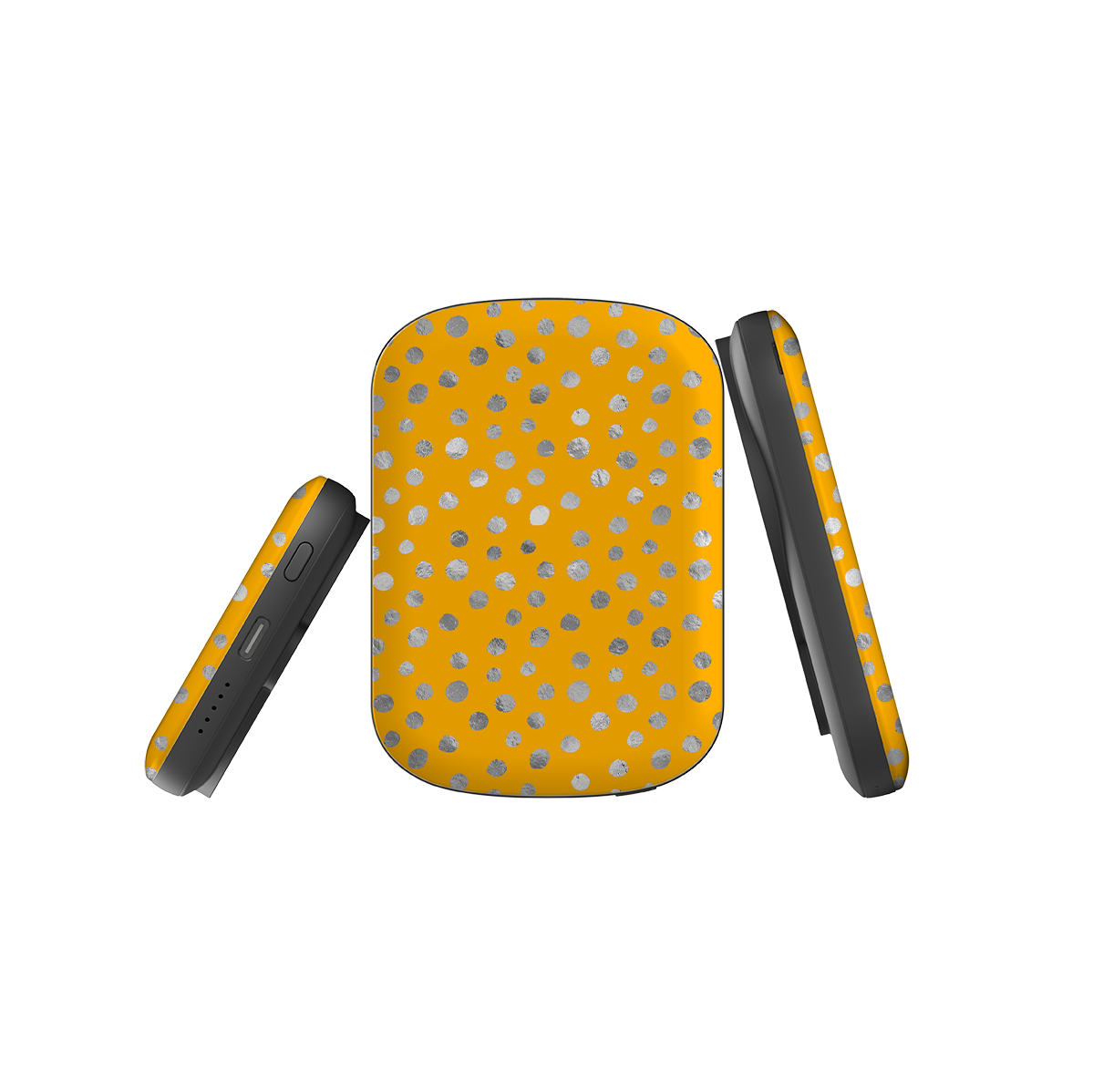MagSafe Power Bank - Honey and Silver Dots