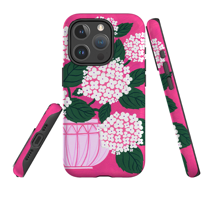 iPhone MagSafe Tough Case -  Hydrangea By Madalina Andronic