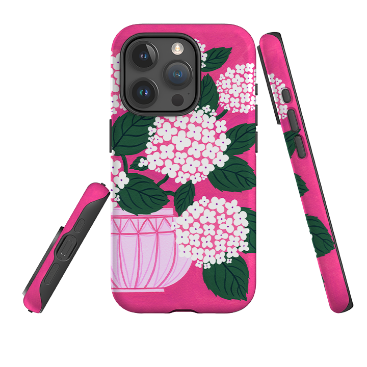 iPhone Tough Case - Hydrangea By Madalina Andronic