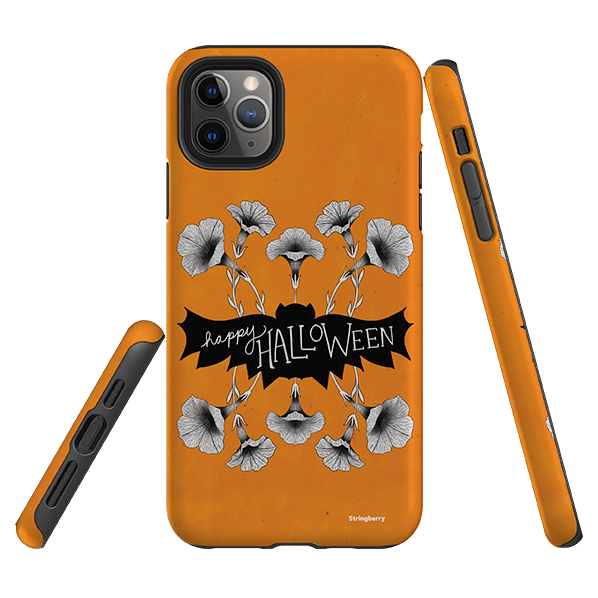 iPhone Tough Case - Halloween Bat By Nina Pace