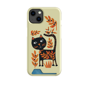 Halloween Folk Cat Case and Card Case By Tracey English