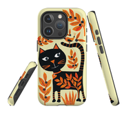 iPhone MagSafe Tough Case - Halloween Folk Cat By Tracey English
