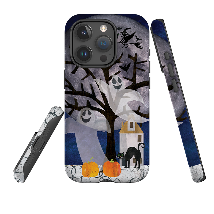 iPhone Tough Case - Halloween Moon By Tracey English