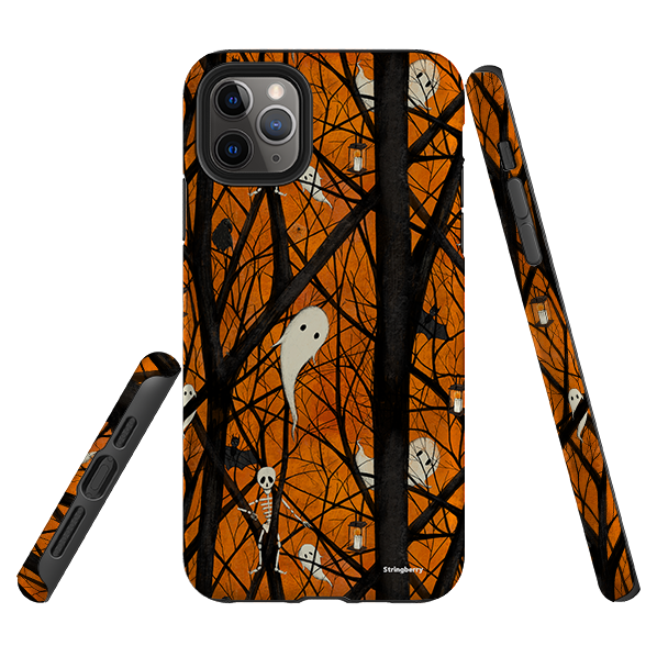 iPhone Tough Case - Halloween Pattern By Maja Lindberg
