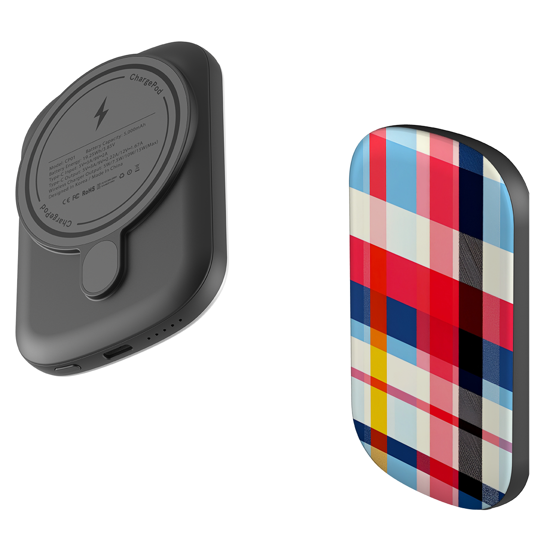 MagSafe Power Bank - Hampstead Gingham