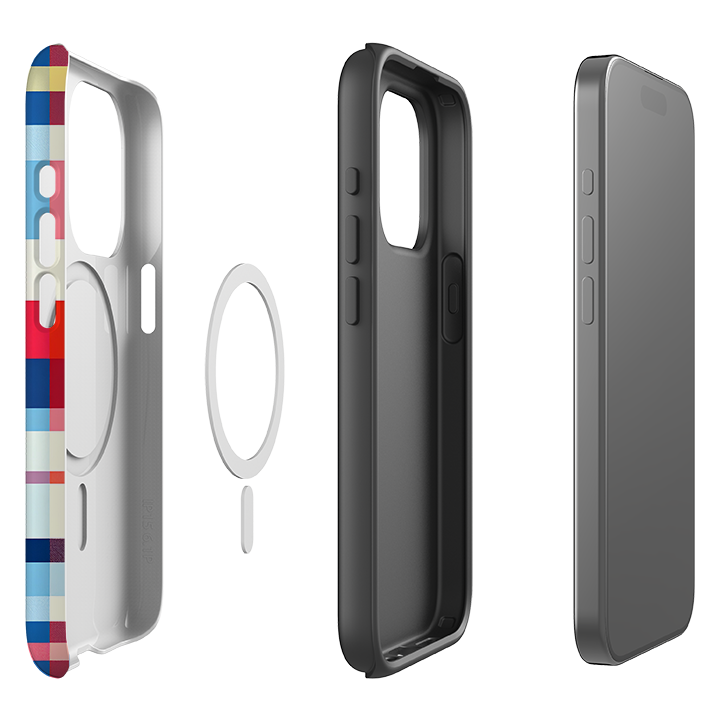 iPhone MagSafe Tough Case - Hampstead Gingham