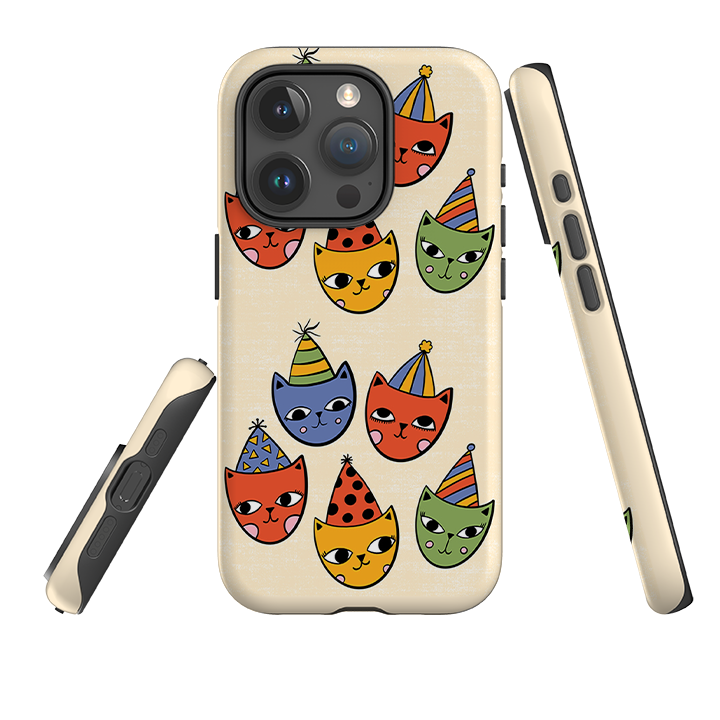 iPhone Tough Case - Happy Cats By Suzy Taylor