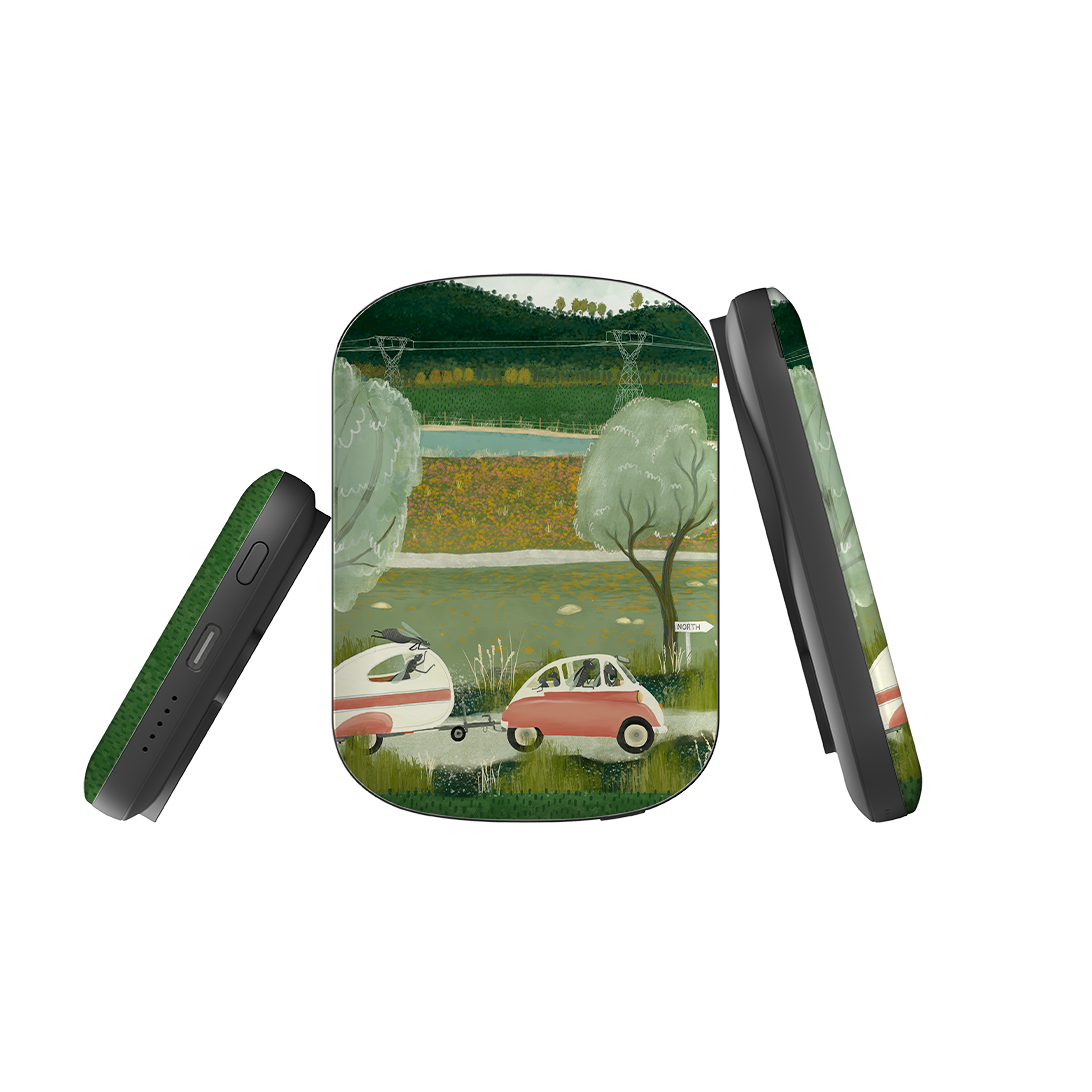 MagSafe Power Bank - Happy Holidays I By Katherine Quinn
