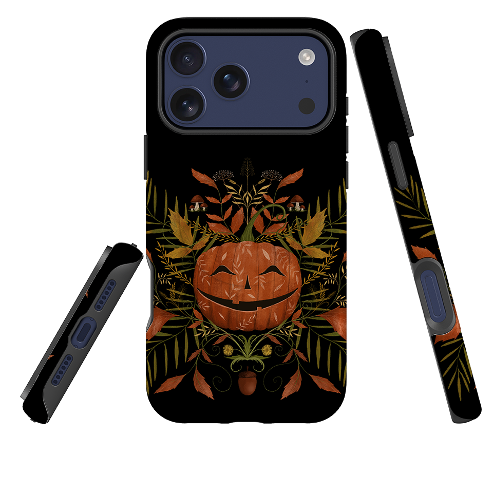 iPhone MagSafe Tough Case - Happy Pumpkin By Maja Lindberg