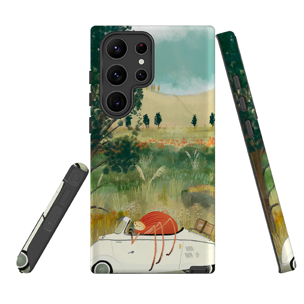 Samsung Tough Case - Happy Travels By Katherine Quinn