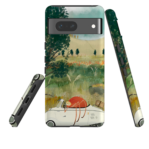 Google Tough Case -  Happy Travels By Katherine Quinn