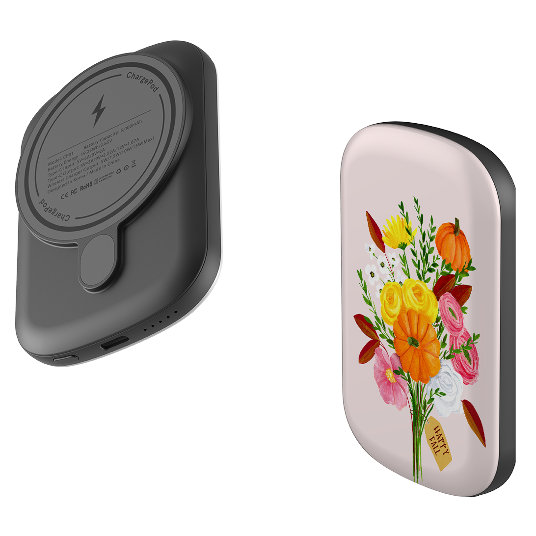 MagSafe Power Bank - Happy Fall Florals By Abby Jacobs
