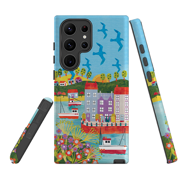 Samsung Tough  Case - Harbour Side By Tracey English
