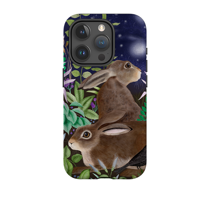 iPhone Tough Case - Hares By Bex Parkin