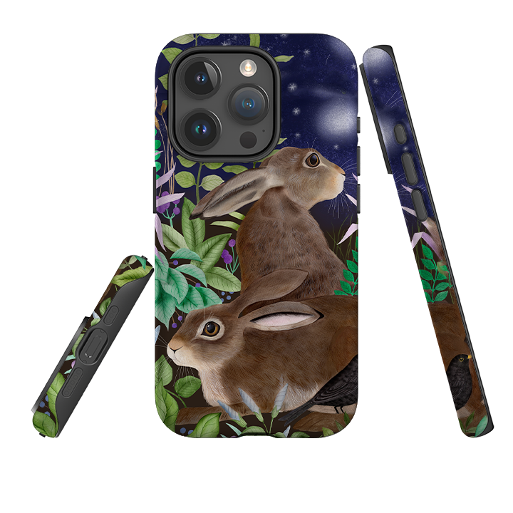 iPhone Tough Case - Hares By Bex Parkin