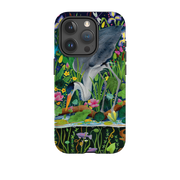 iPhone Tough Case - Heron Fishing By Bex Parkin