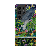 Samsung Tough Case - Heron Fishing By Bex Parkin
