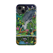 Heron Fishing By Bex Parkin Case and Card Case