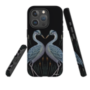 iPhone MagSafe Tough Case - Heron Pair By Anna Stead