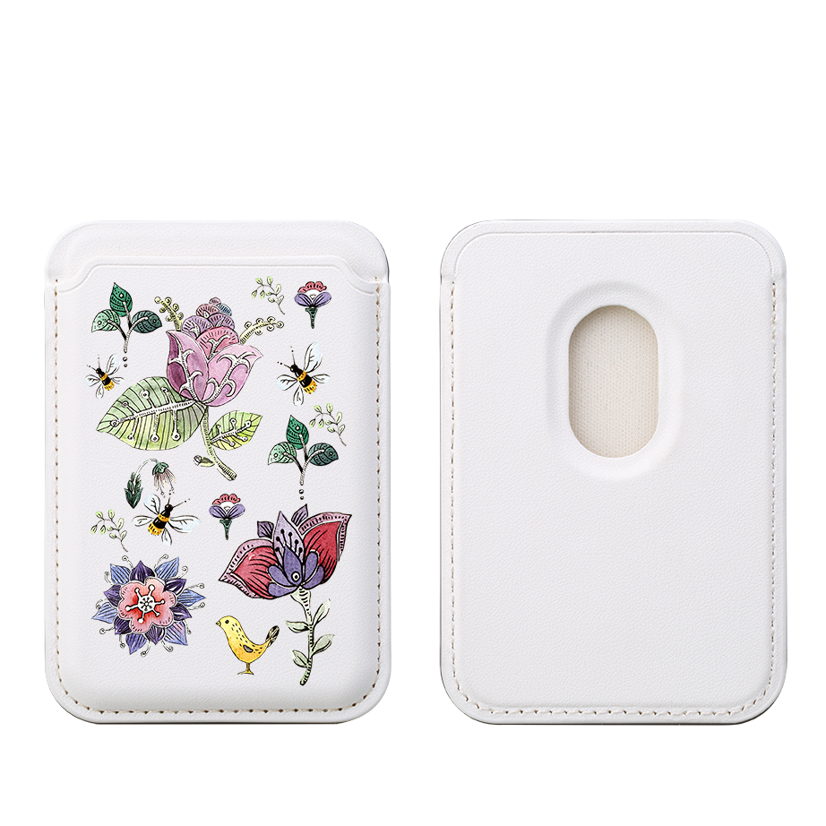 Hidcote MagSafe Wallet- White