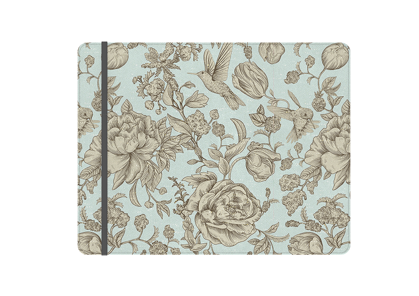 Highgrove Gardens Blue Folio Notebook