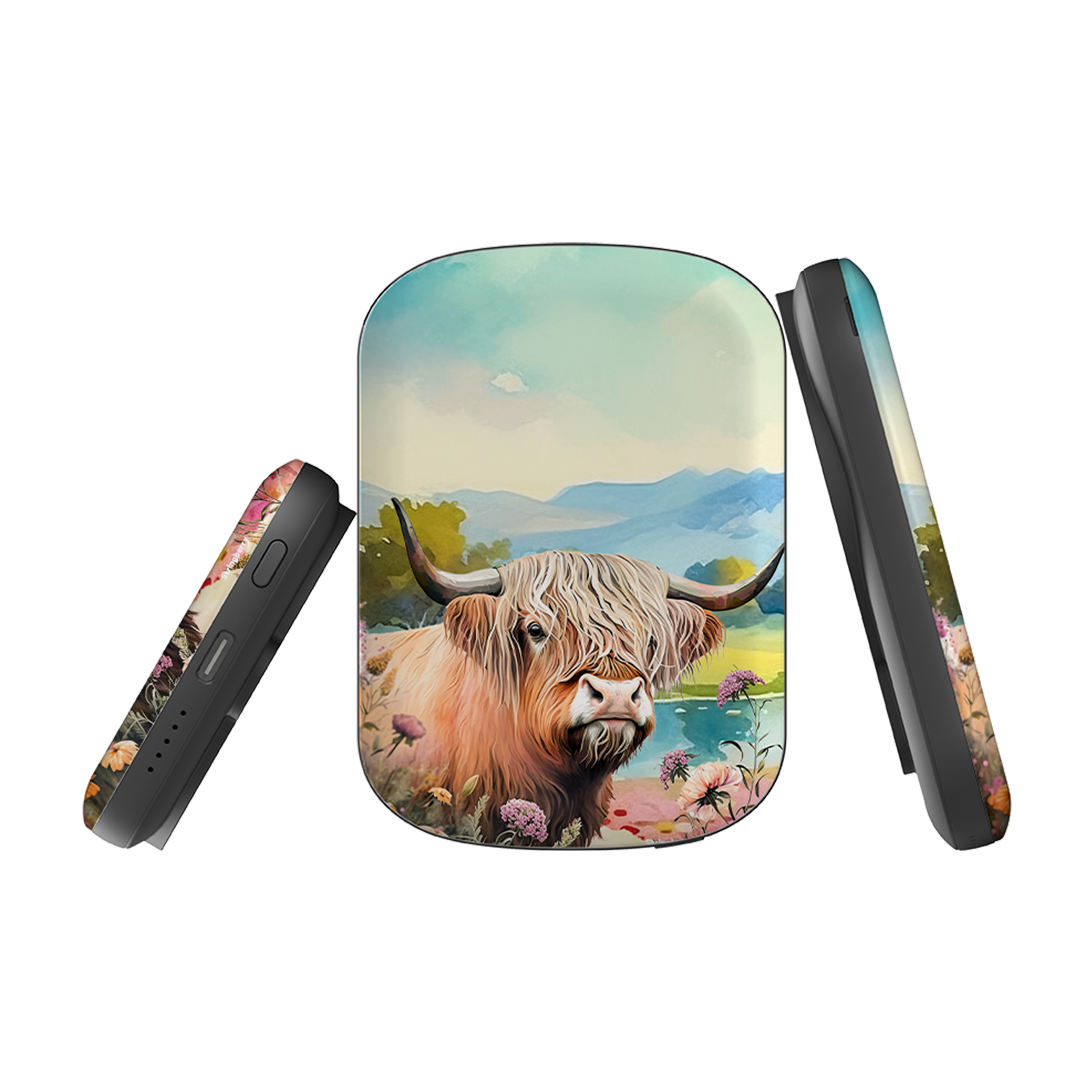 MagSafe Power Bank - Highland Cow I