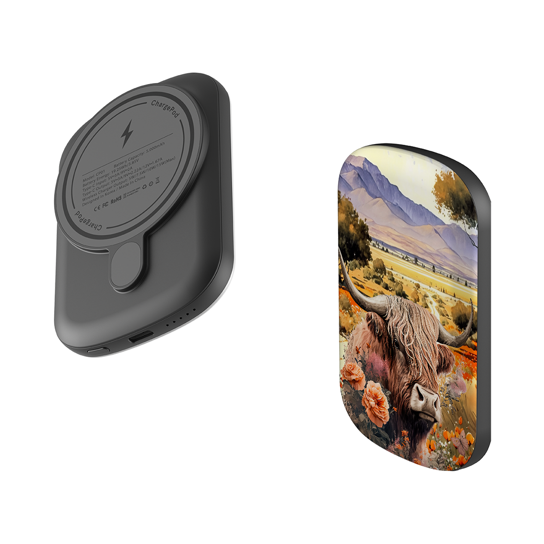 MagSafe Power Bank - Highland Cow III