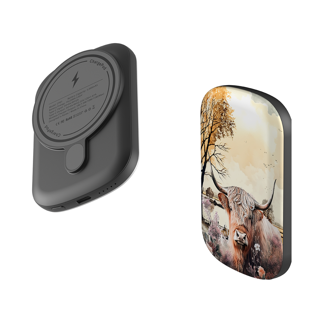 MagSafe Power Bank - Highland Cow IV