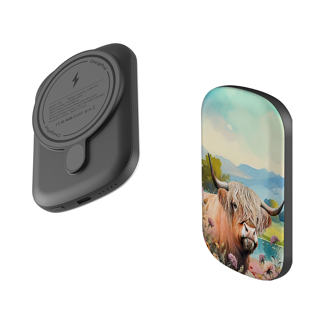 MagSafe Power Bank - Highland Cow I