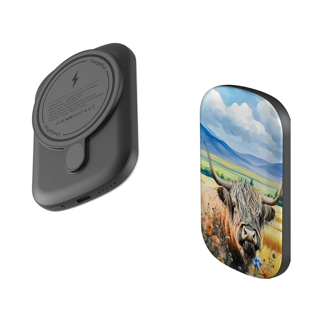 MagSafe Power Bank - Highland Cow V