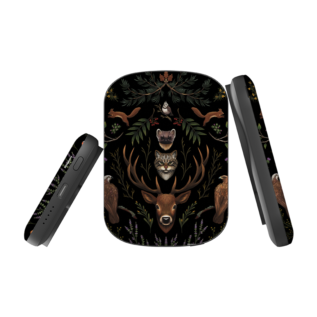 MagSafe Power Bank - Highland Wildlife By Anna Stead