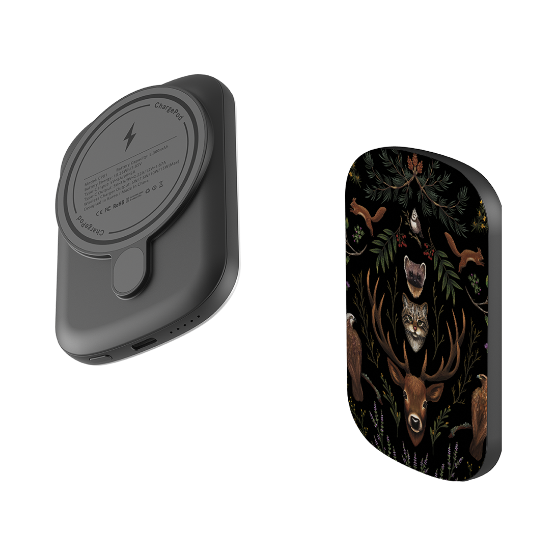 MagSafe Power Bank - Highland Wildlife By Anna Stead