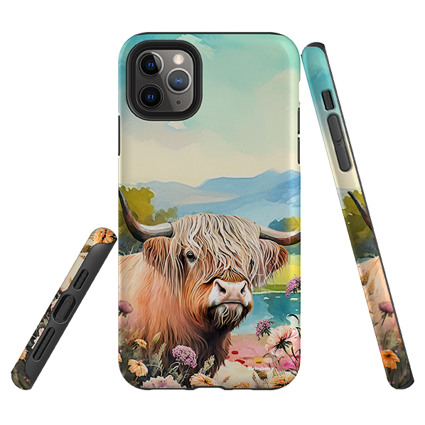 iPhone Tough Case - Highland Cow I