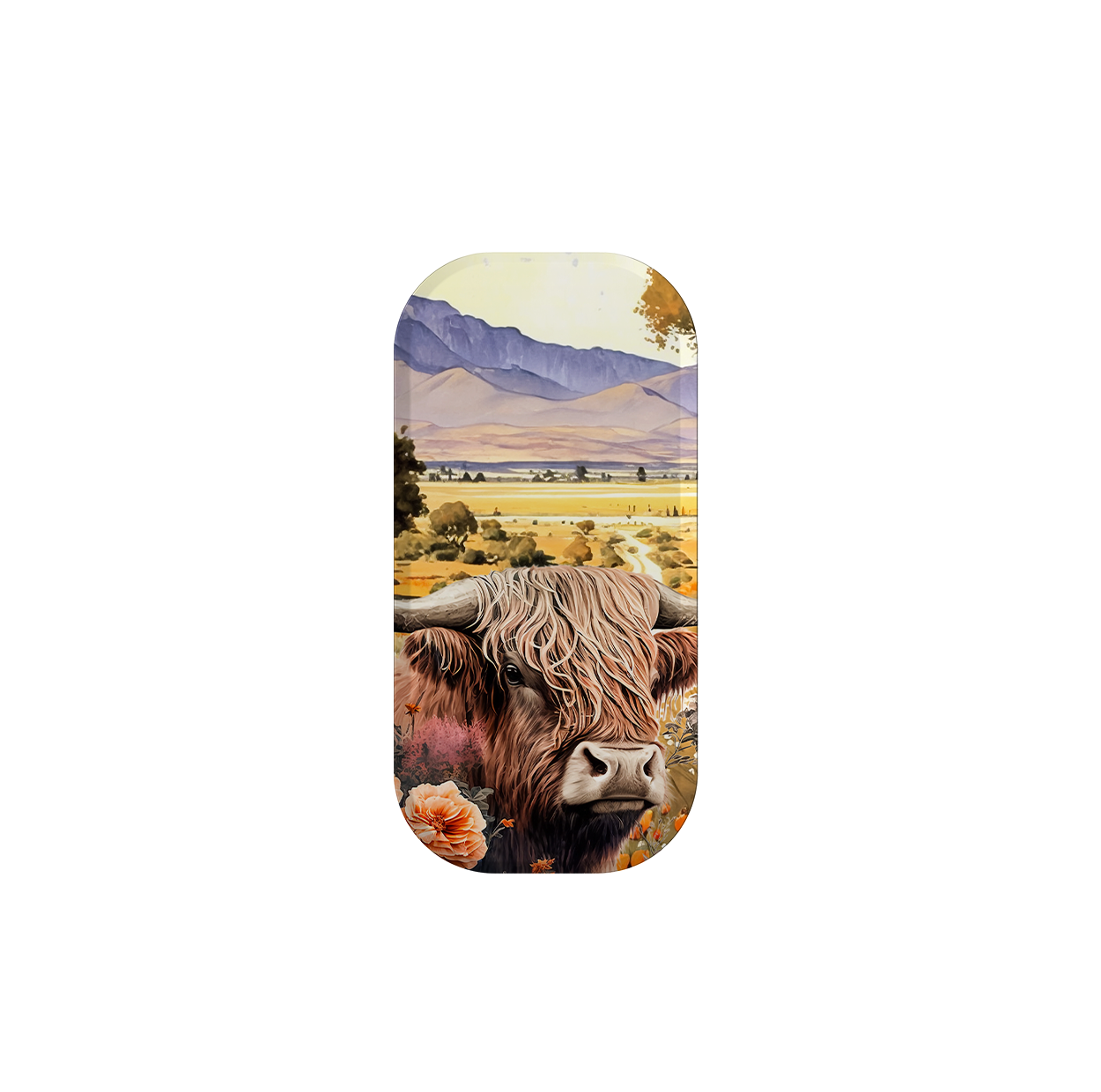 Highland Cow III Phone Stand