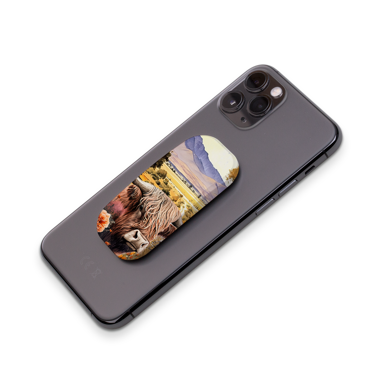 Highland Cow III Phone Stand