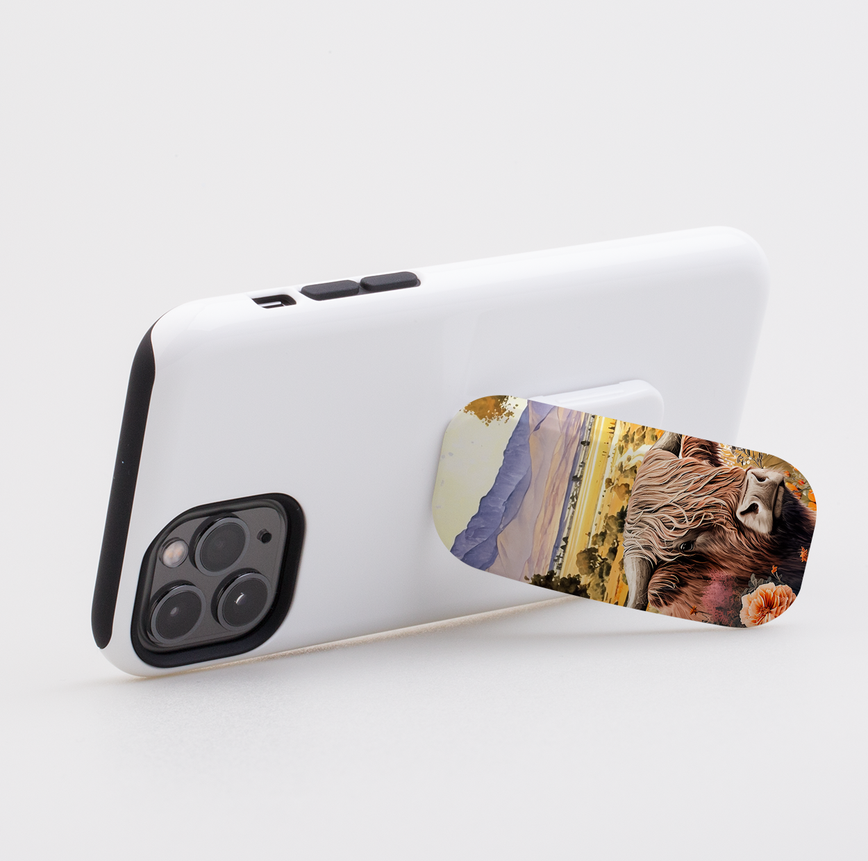 Highland Cow III Phone Stand